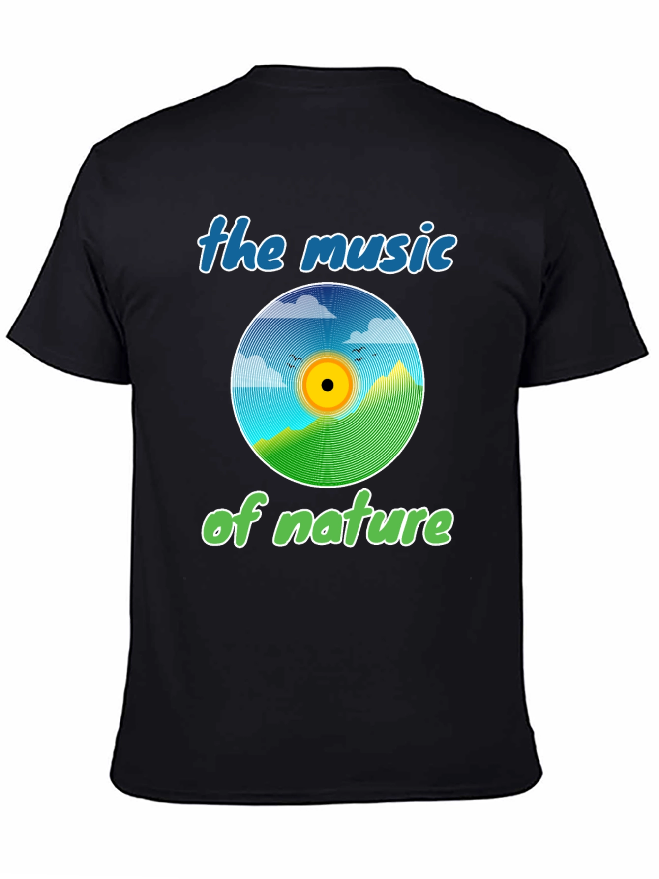 Natures Music Graphic Tee - Eco-Friendly Design