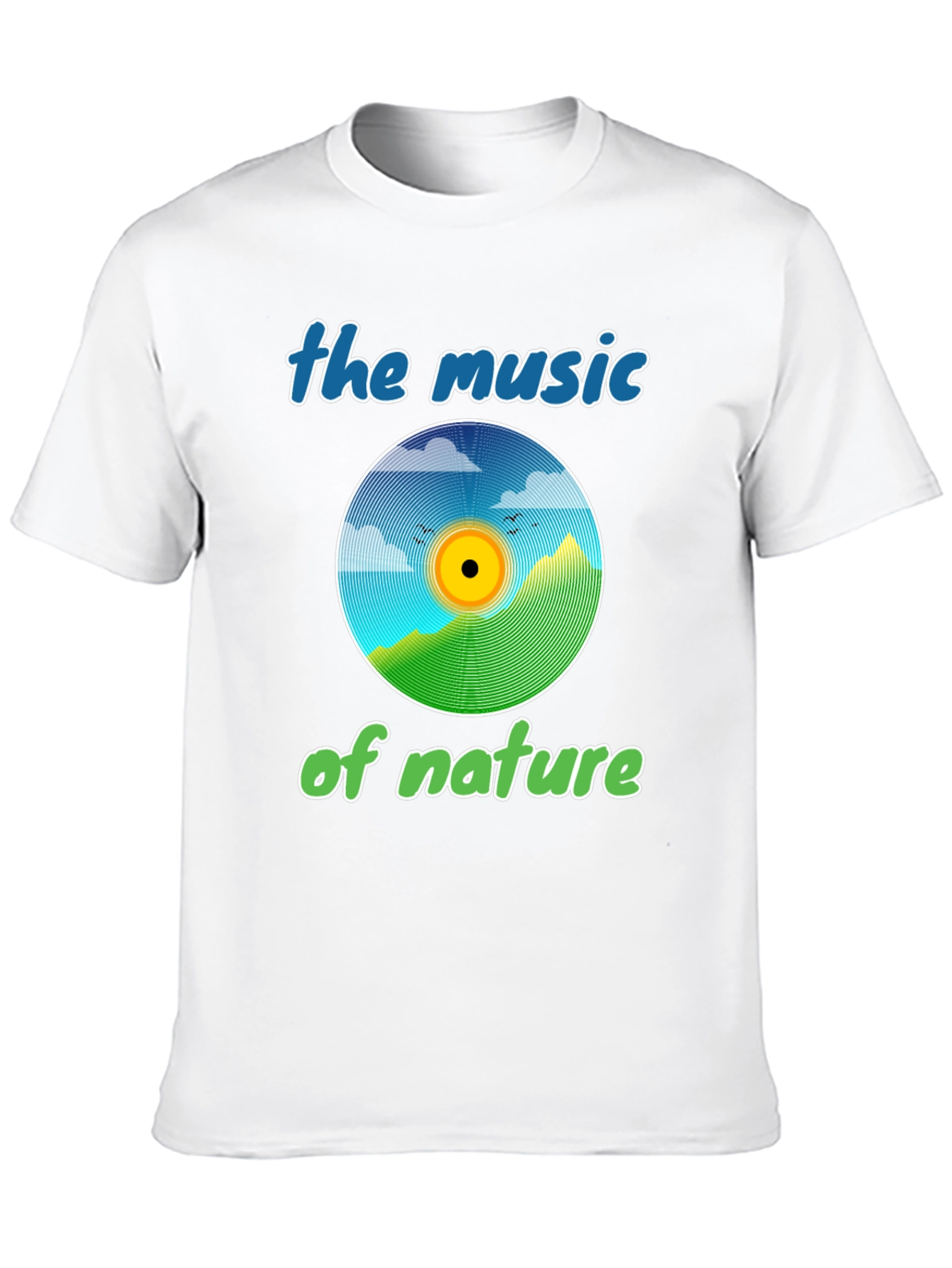 Natures Music Graphic Tee - Eco-Friendly Design