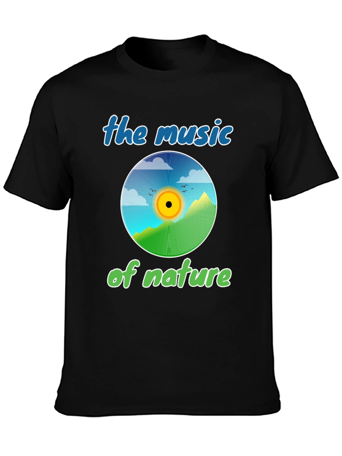 Natures Music Graphic Tee - Eco-Friendly Design