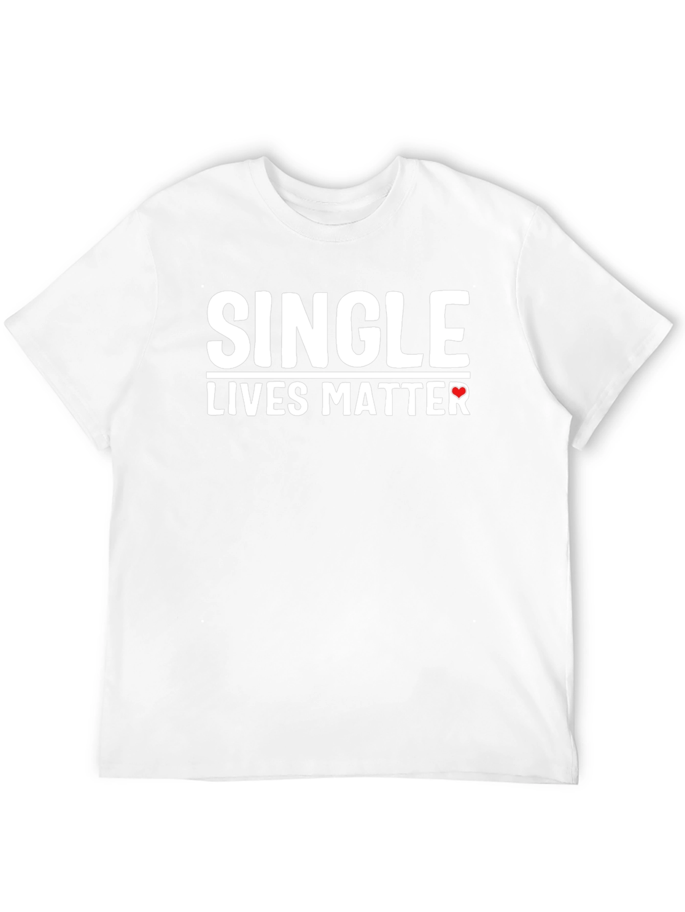 Single Lives Matter Graphic Tee - Black Cotton T-Shirt