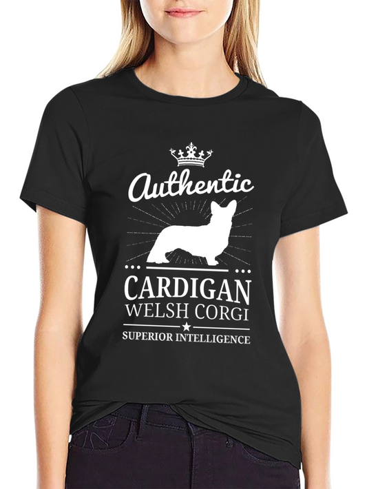 Authentic Cardigan Welsh Corgi Superior Intelligence T-Shirt