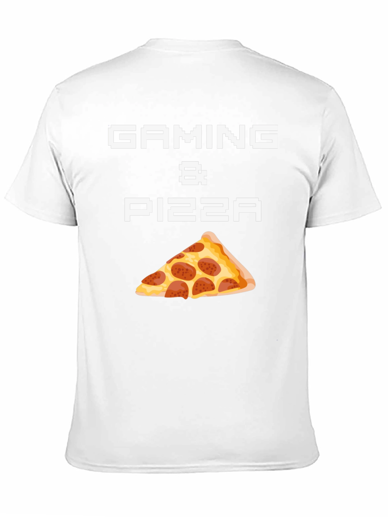 Gaming & Pizza Graphic T-Shirt - Gamer Foodie Tee