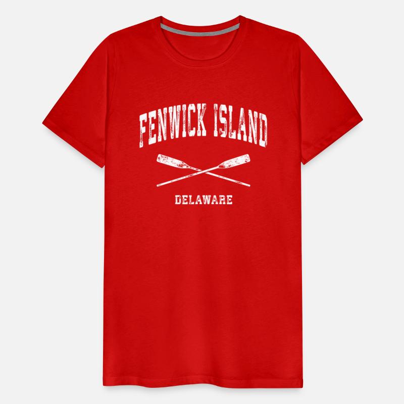 Fenwick Island Delaware Nautical Crossed Oars