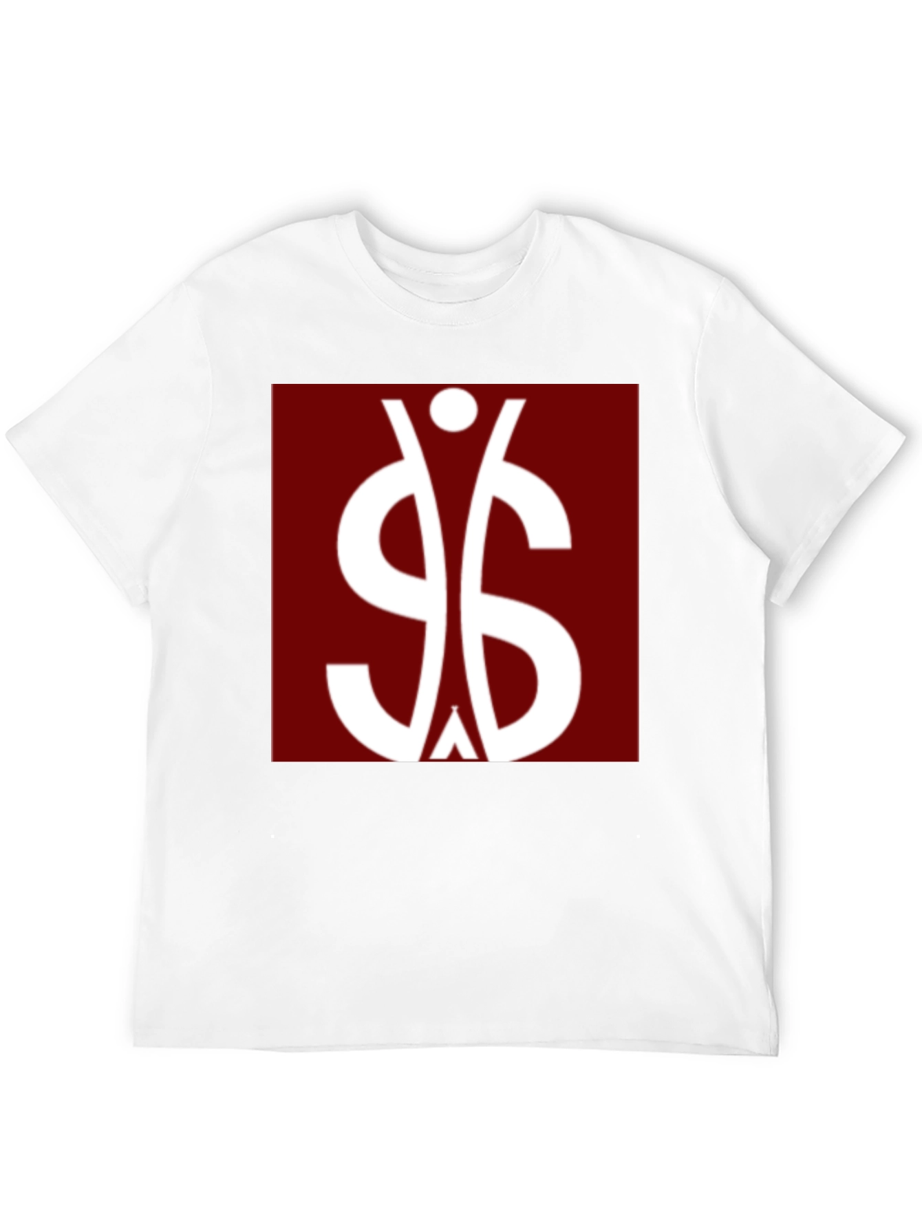 Abstract Symbol Graphic Print Black T-Shirt