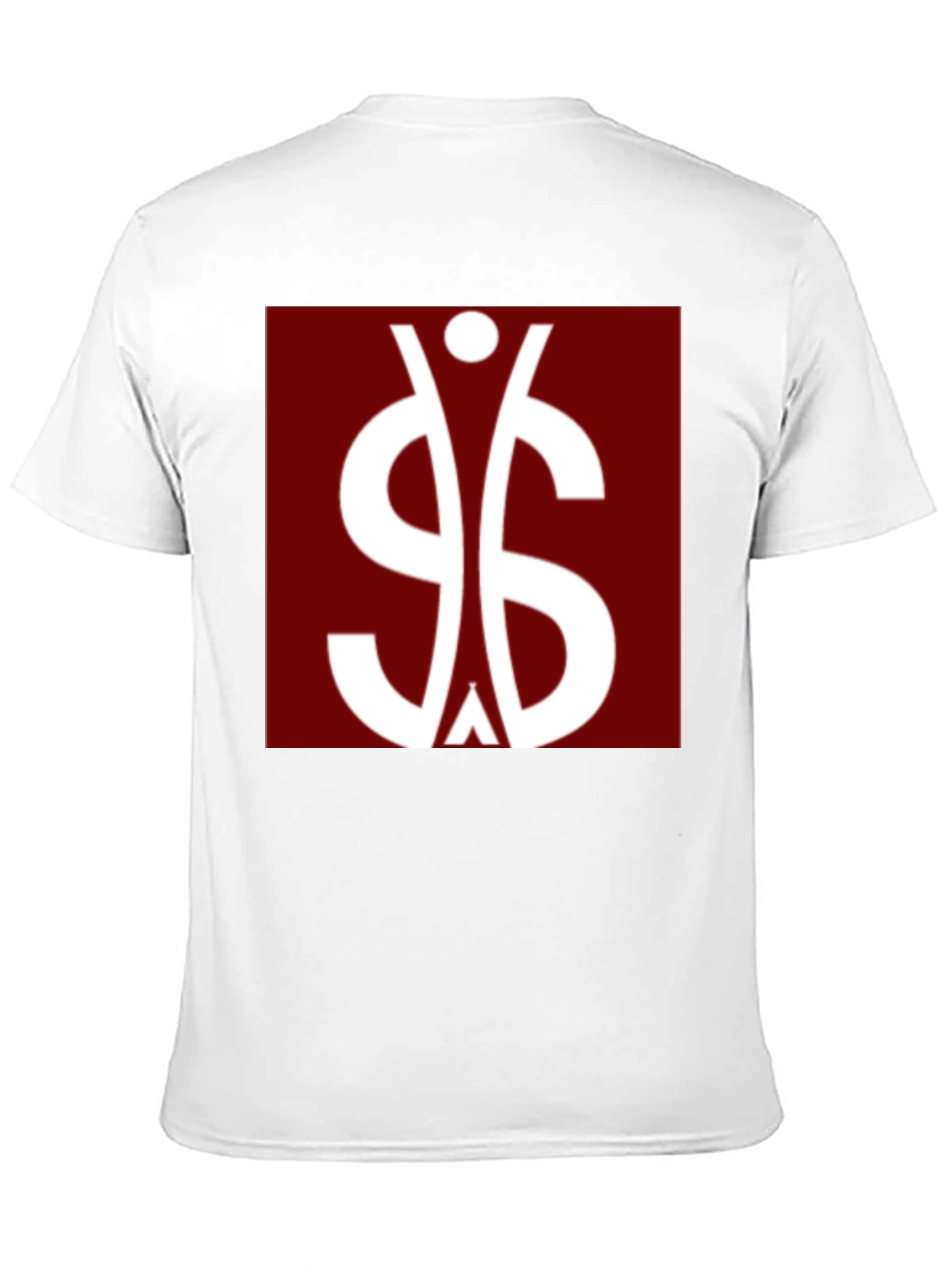 Abstract Symbol Graphic Print Black T-Shirt