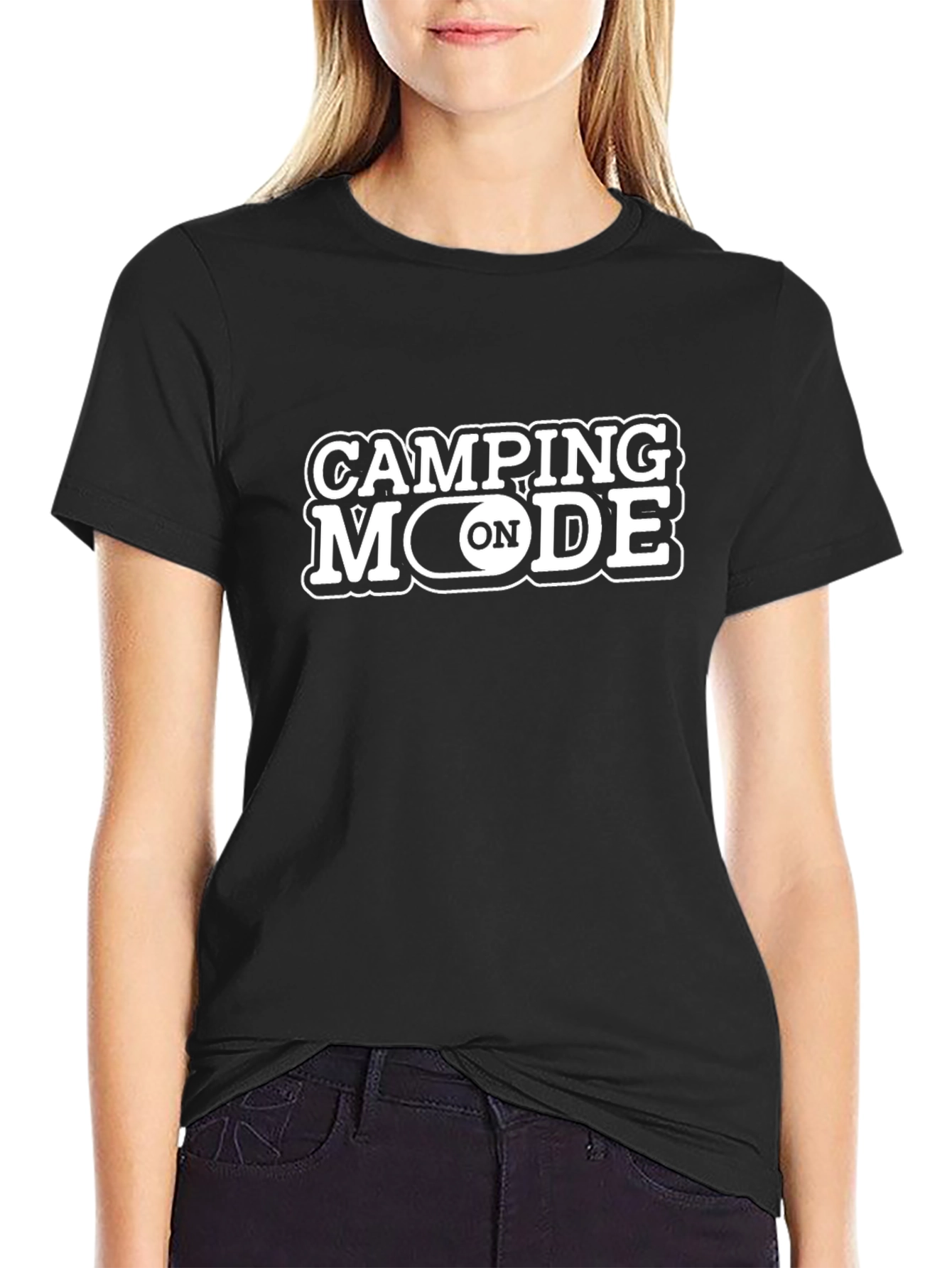 Camping Mode On Graphic T-Shirt