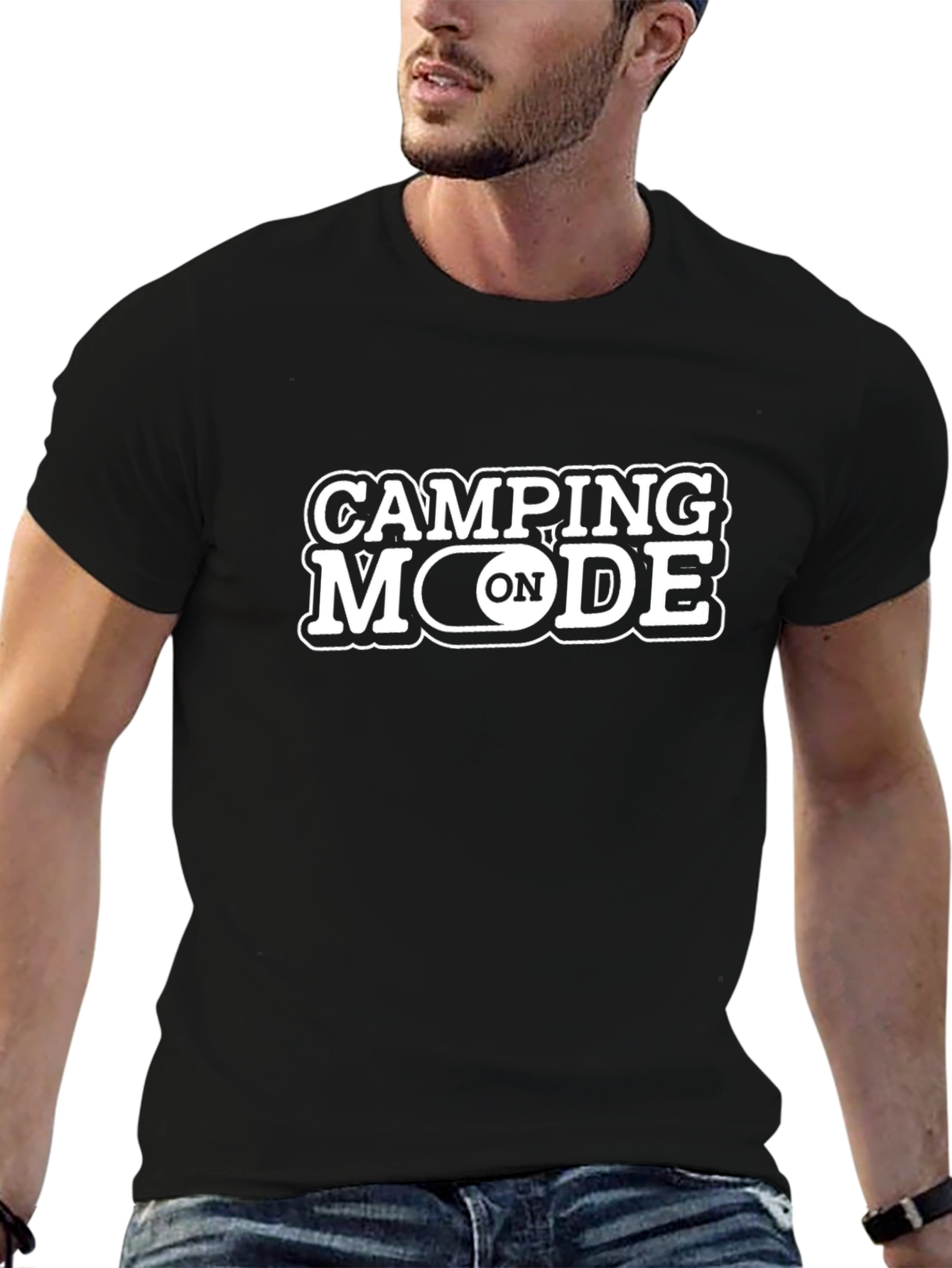 Camping Mode On Graphic T-Shirt