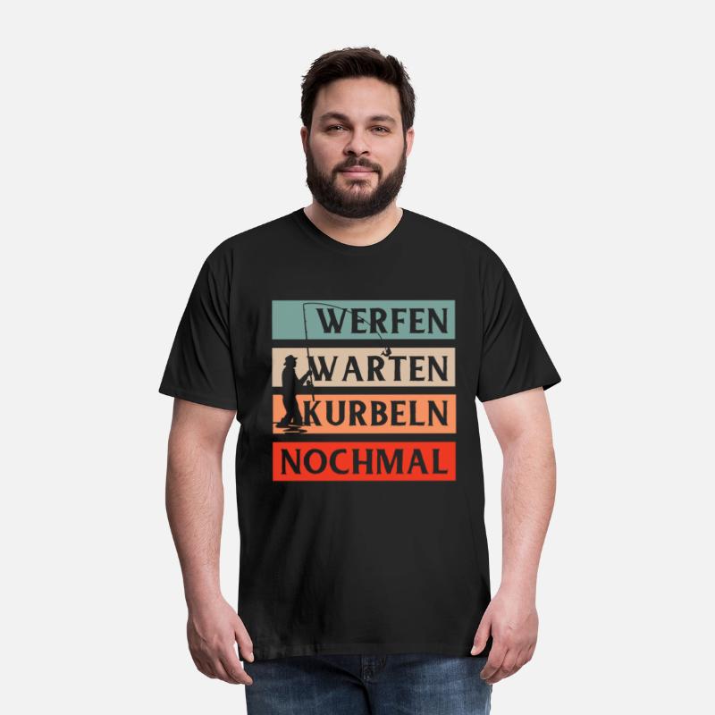 Fishing Tshirt Man Fisherring Rod Fishing Fishing