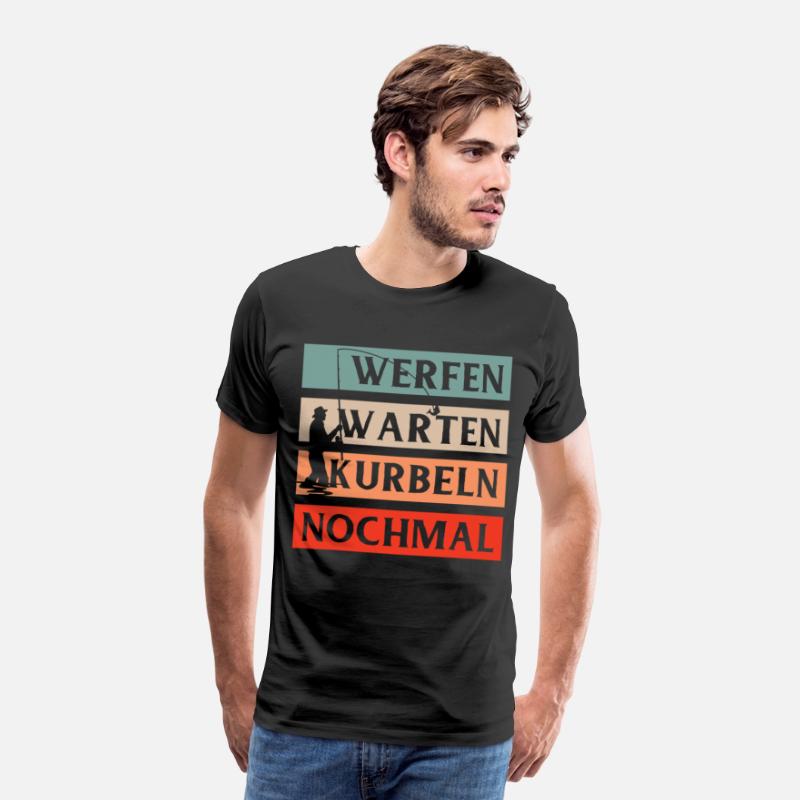 Fishing Tshirt Man Fisherring Rod Fishing Fishing