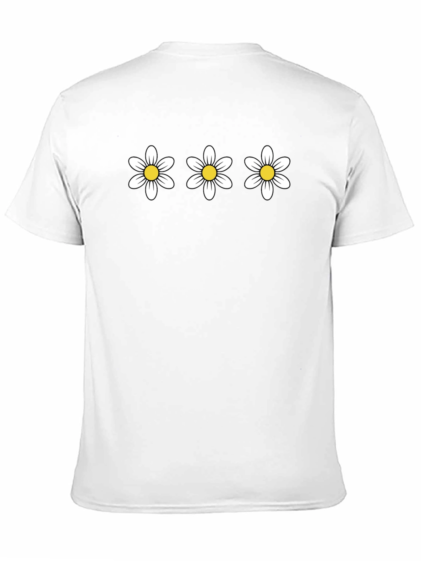 Daisy Trio Black T-Shirt - Classic Style