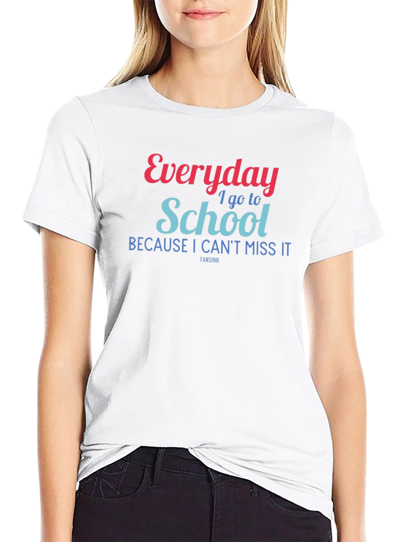 Everyday I Go to School Graphic Tee