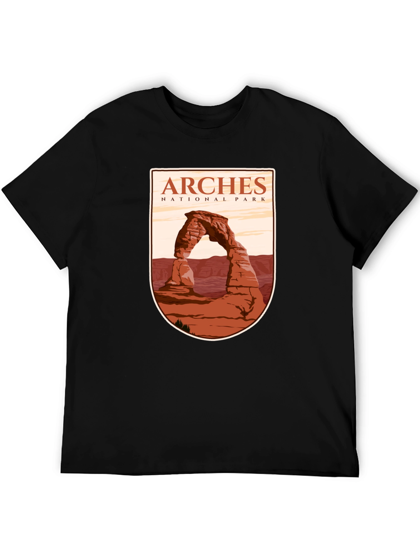 Arches National Park Graphic Tee - Black