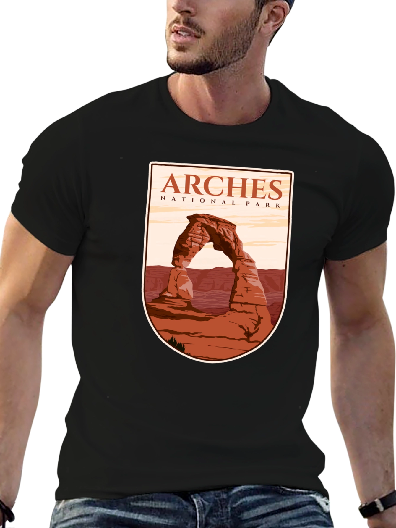 Arches National Park Graphic Tee - Black