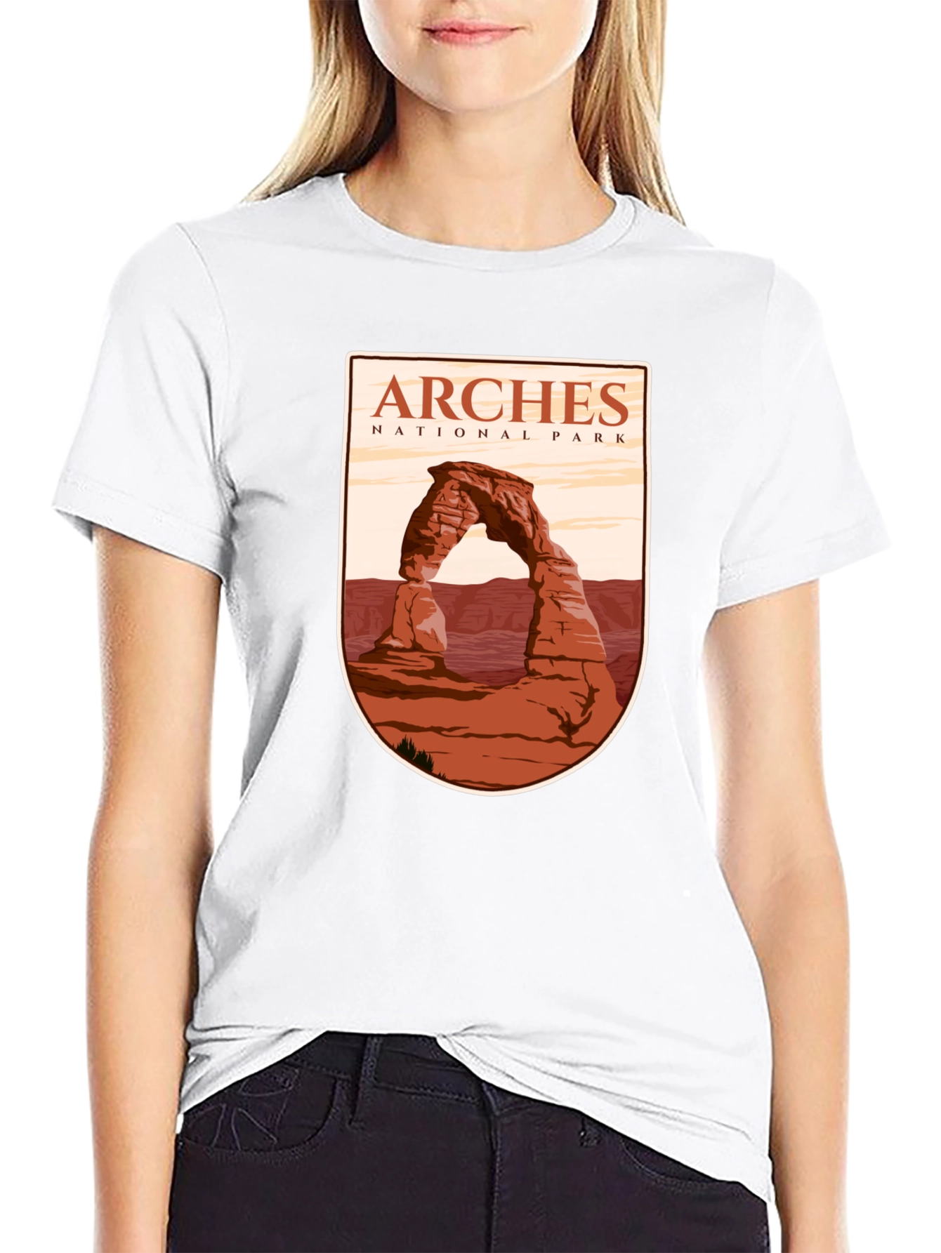 Arches National Park Graphic Tee - Black