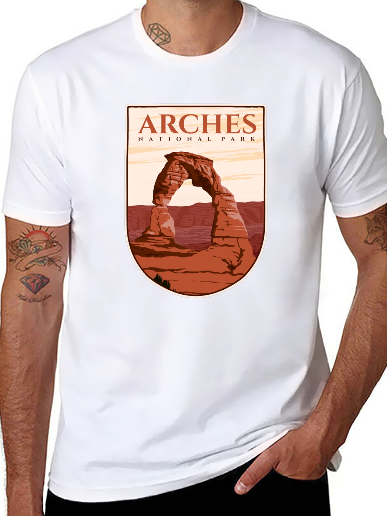 Arches National Park Graphic Tee - Black