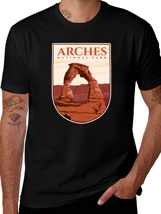 Arches National Park Graphic Tee - Black