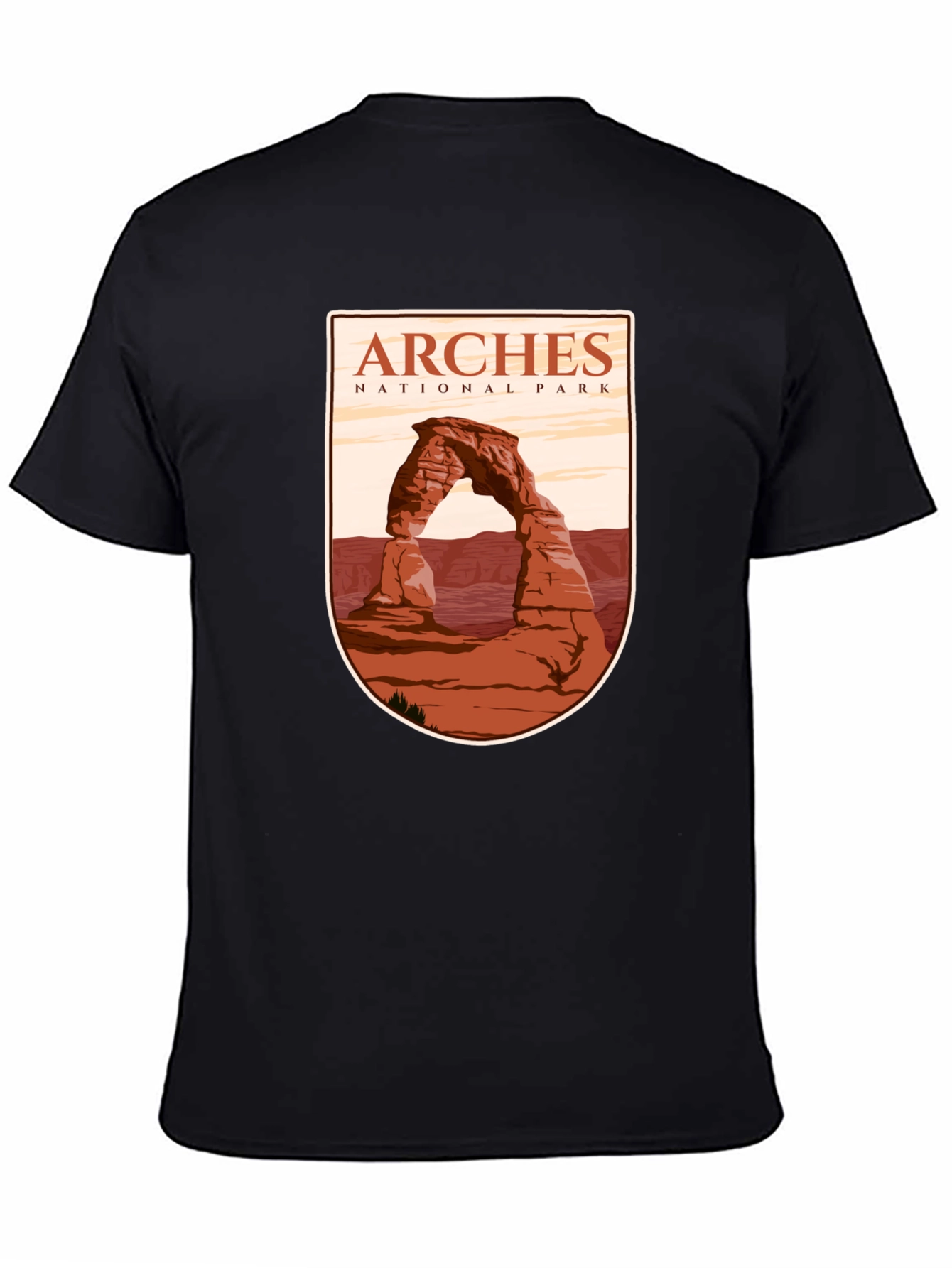 Arches National Park Graphic Tee - Black