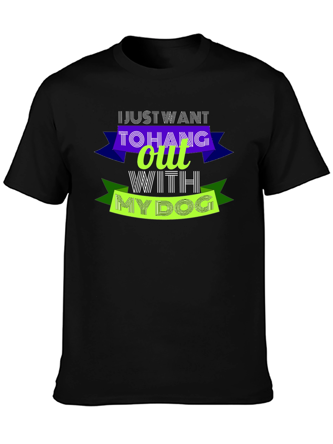 Hang Out With My Dog Graphic Tee