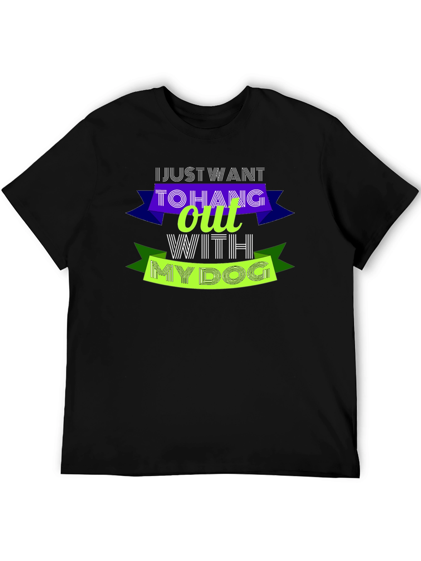 Hang Out With My Dog Graphic Tee