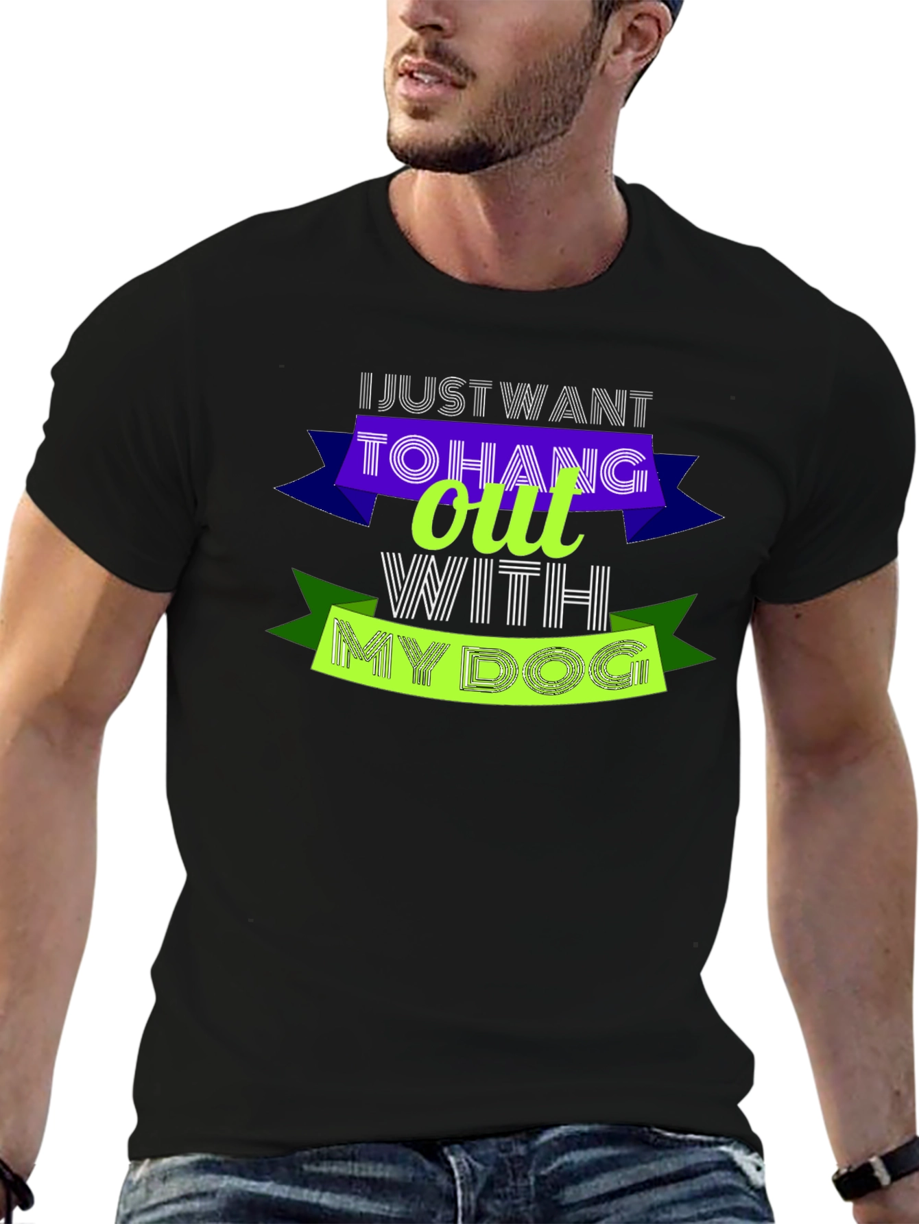 Hang Out With My Dog Graphic Tee