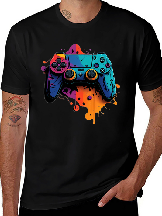 Gamer T-Shirt - Colorful Controller Design