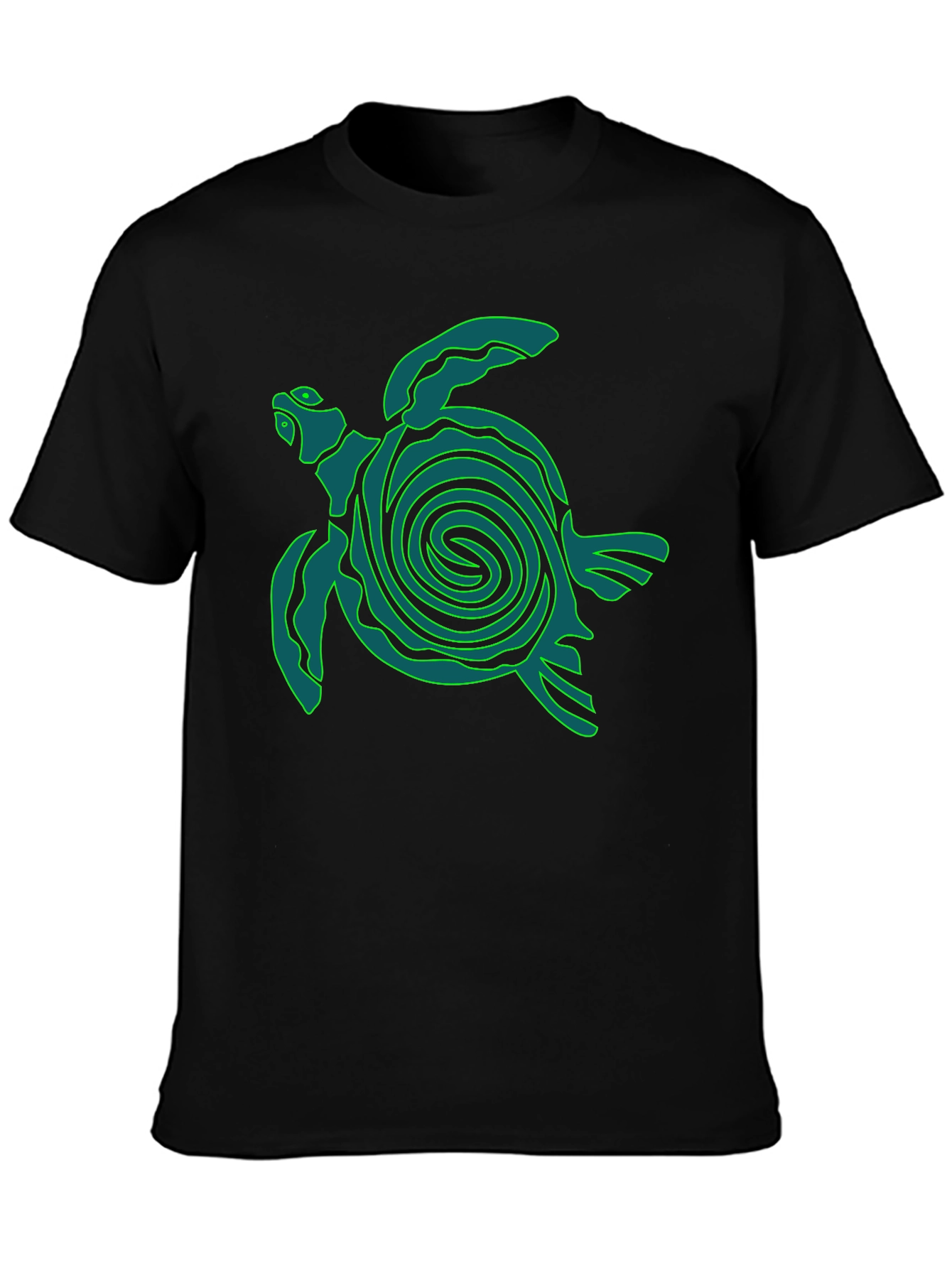 Turtle Graphic Tee - Black T-Shirt
