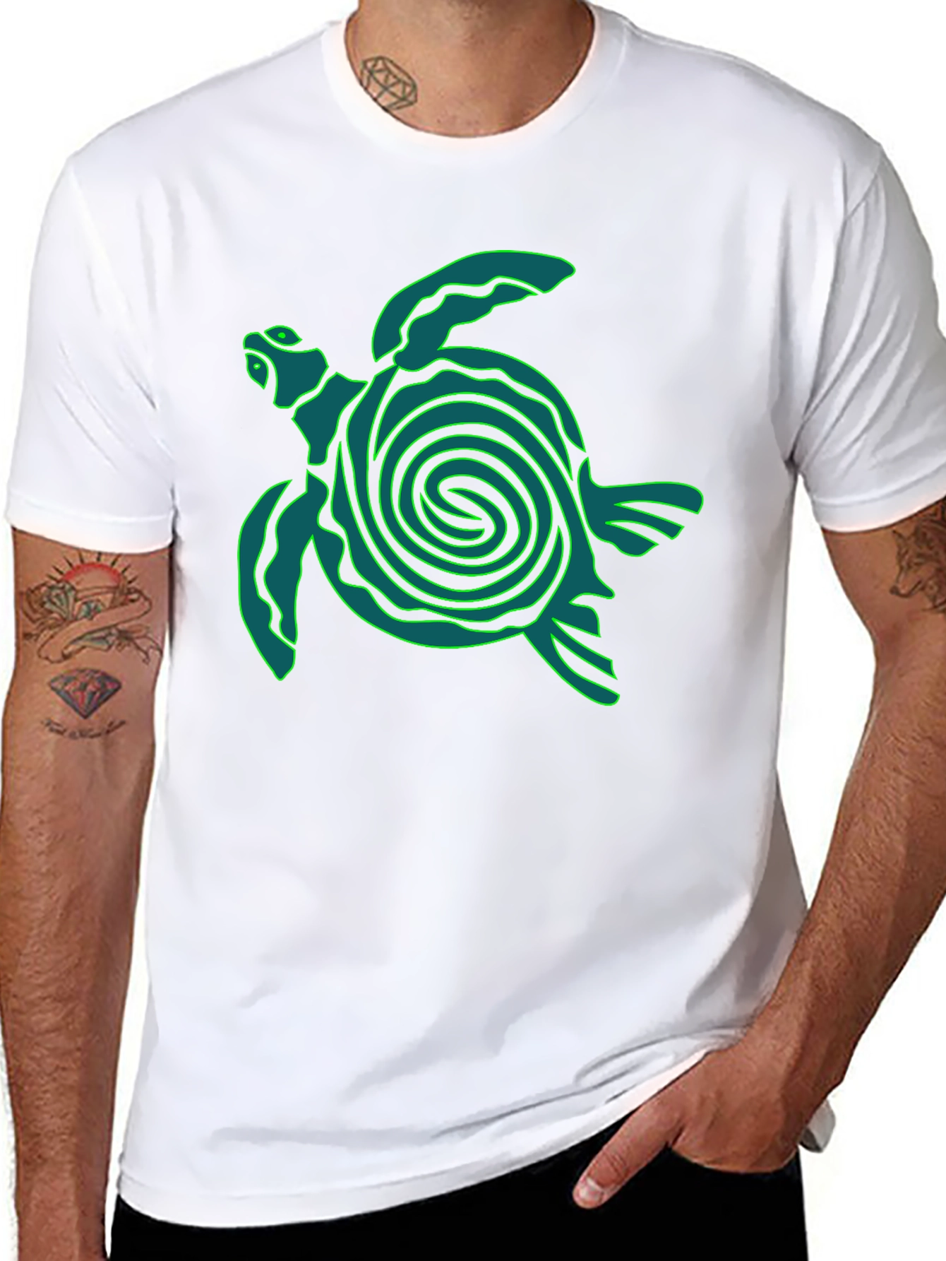 Turtle Graphic Tee - Black T-Shirt
