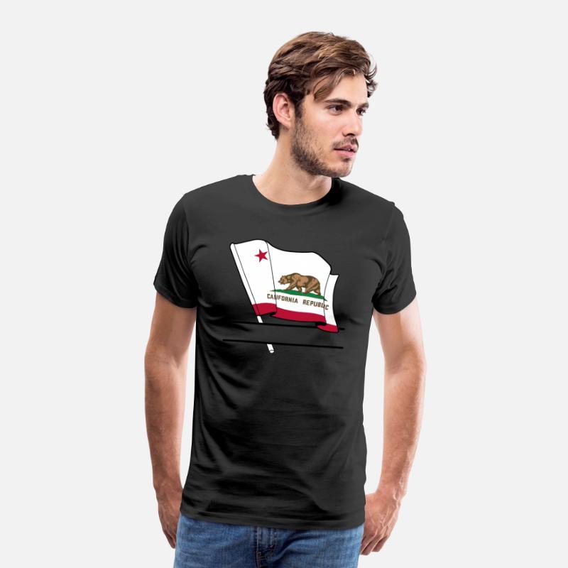 Flag California text banner