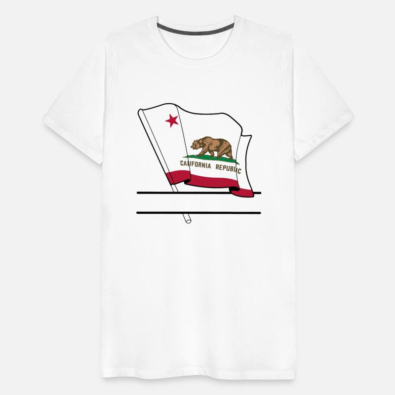 Flag California text banner