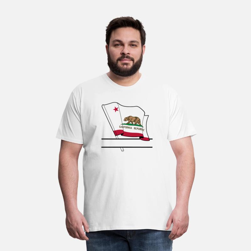Flag California text banner
