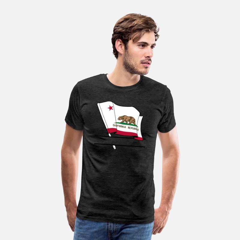Flag California text banner