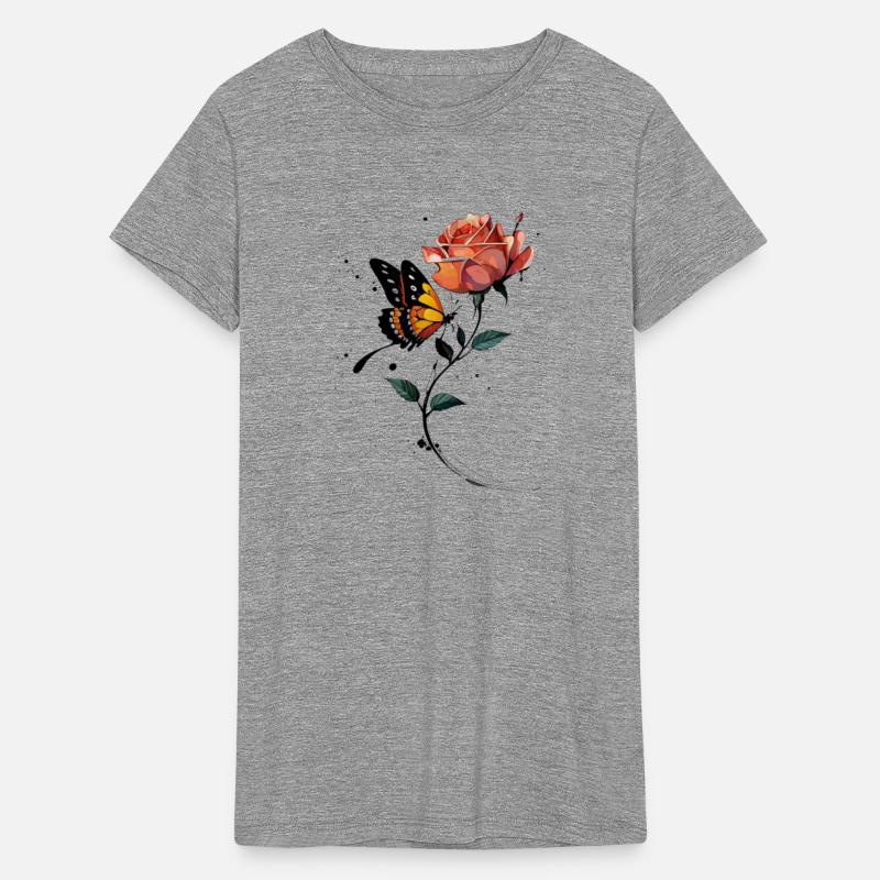 flowers and butterfly