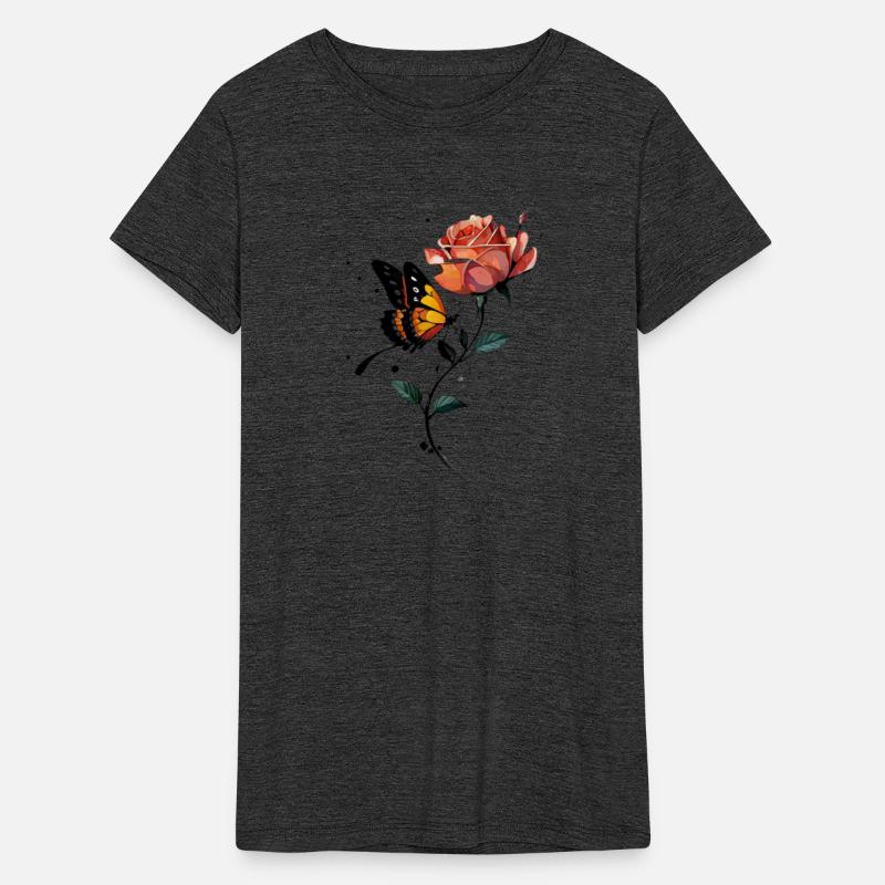 flowers and butterfly
