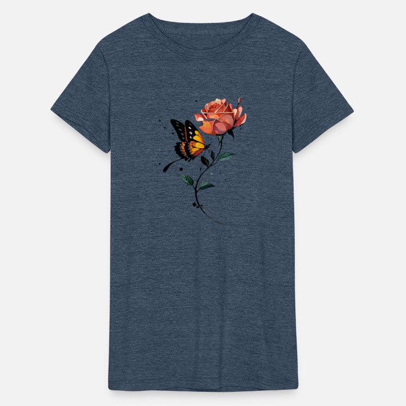 flowers and butterfly