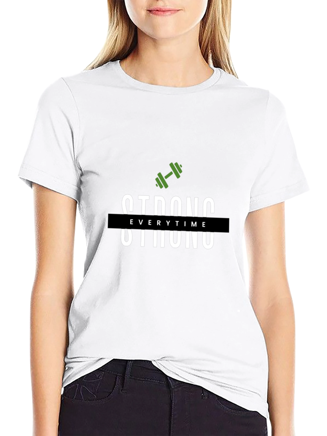Strong Every Time Black T-Shirt