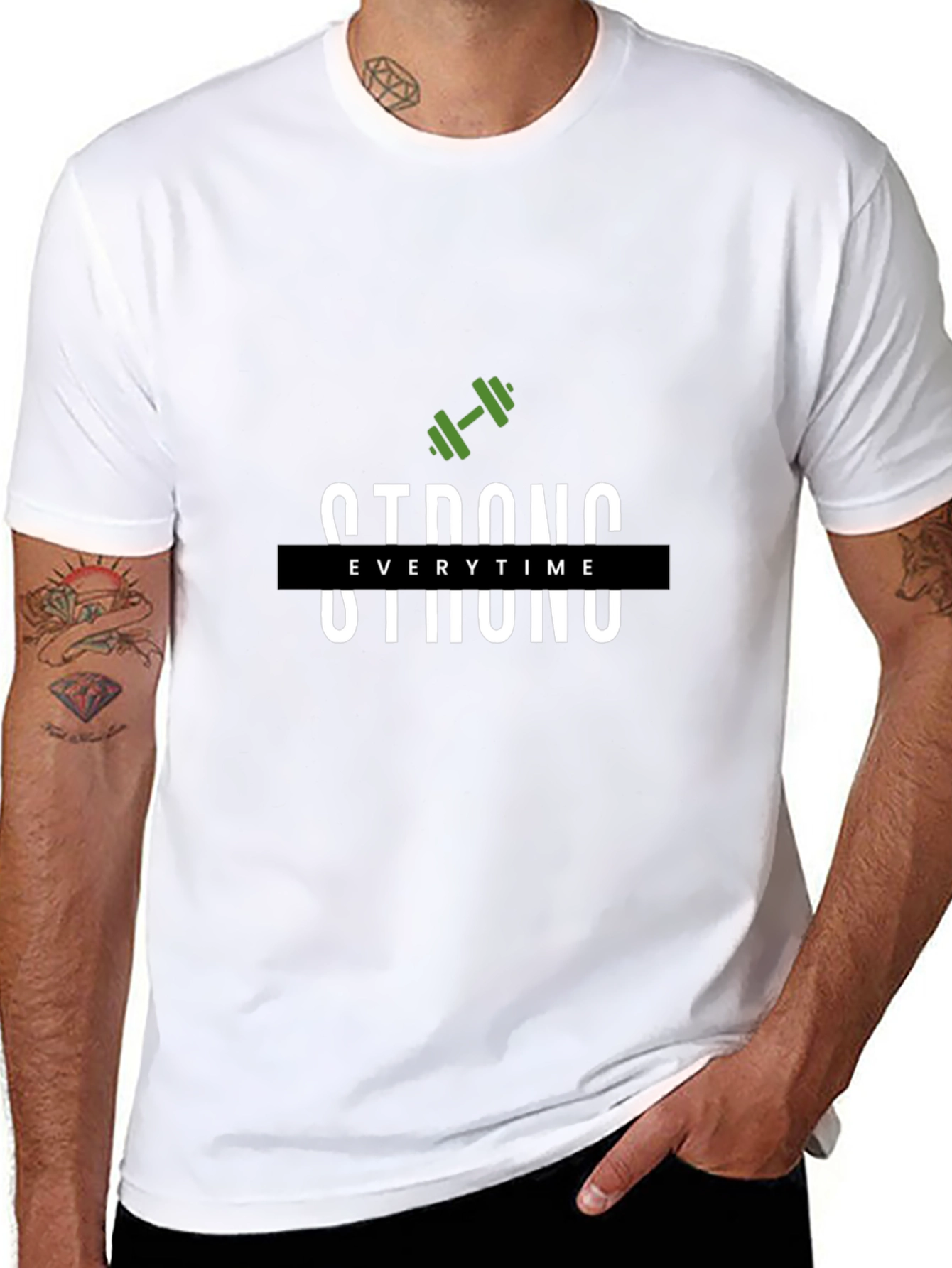 Strong Every Time Black T-Shirt