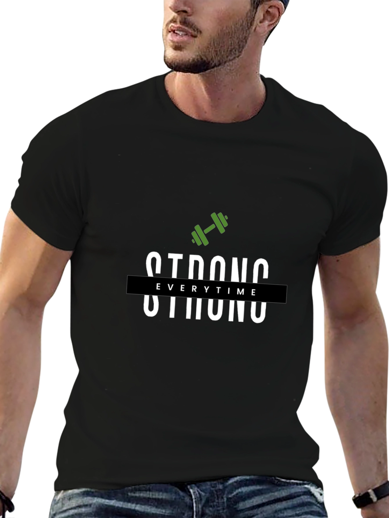Strong Every Time Black T-Shirt