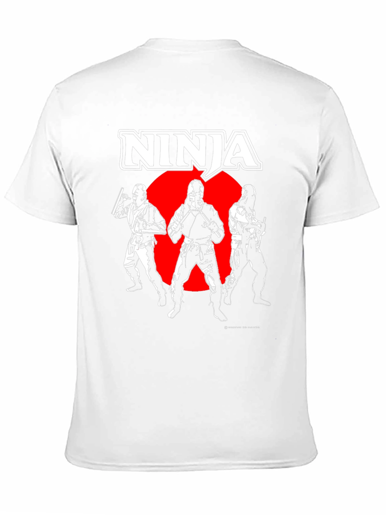 Ninja Graphic Black T-Shirt