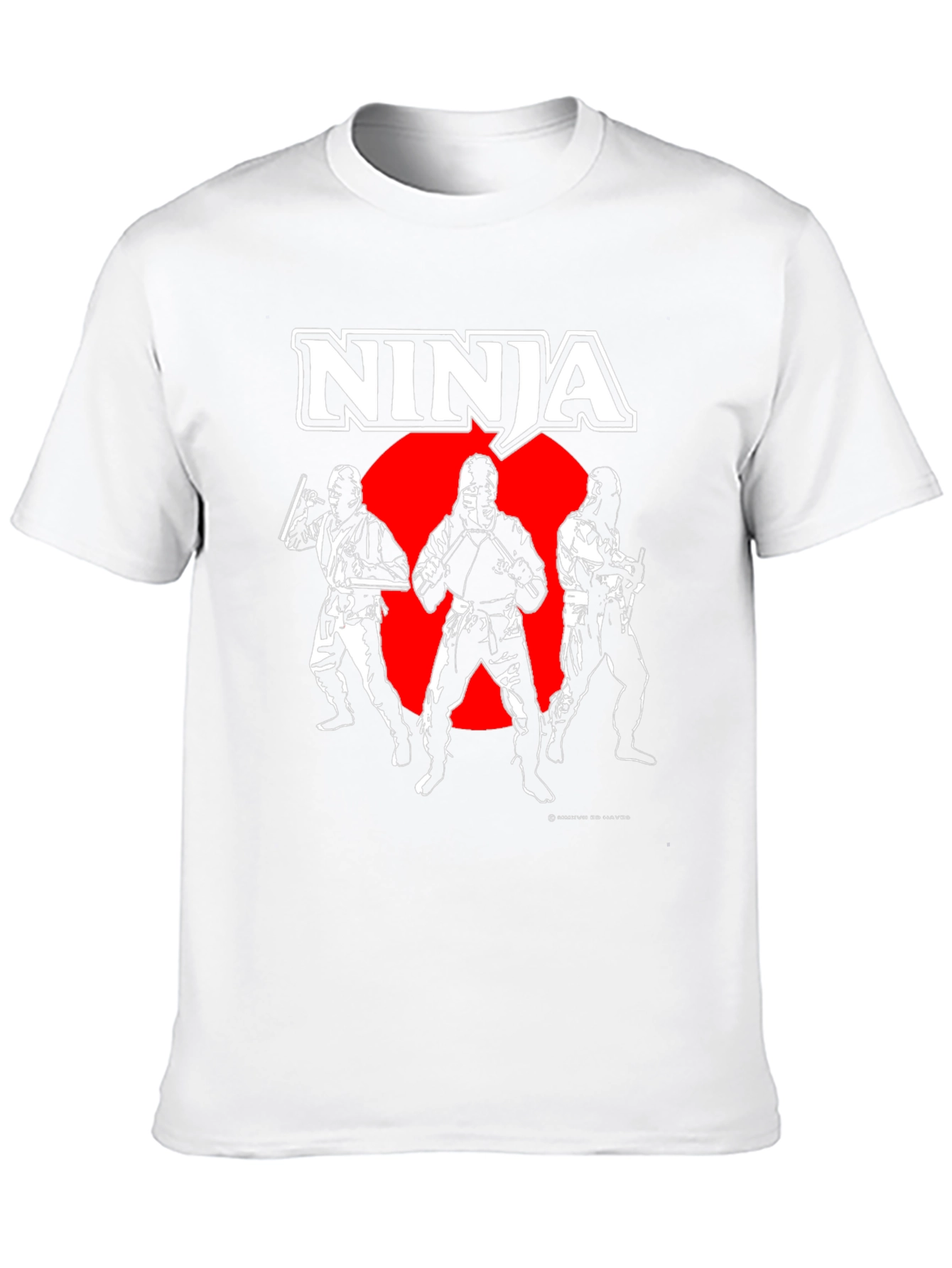 Ninja Graphic Black T-Shirt