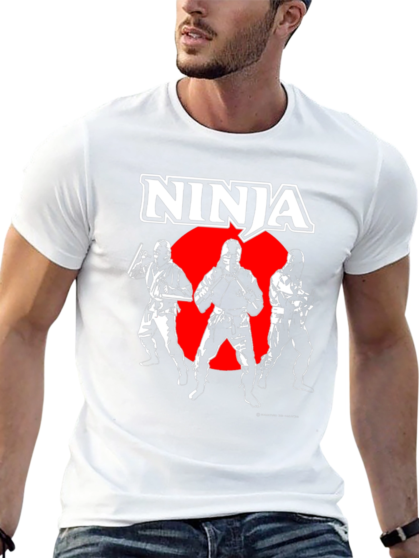 Ninja Graphic Black T-Shirt
