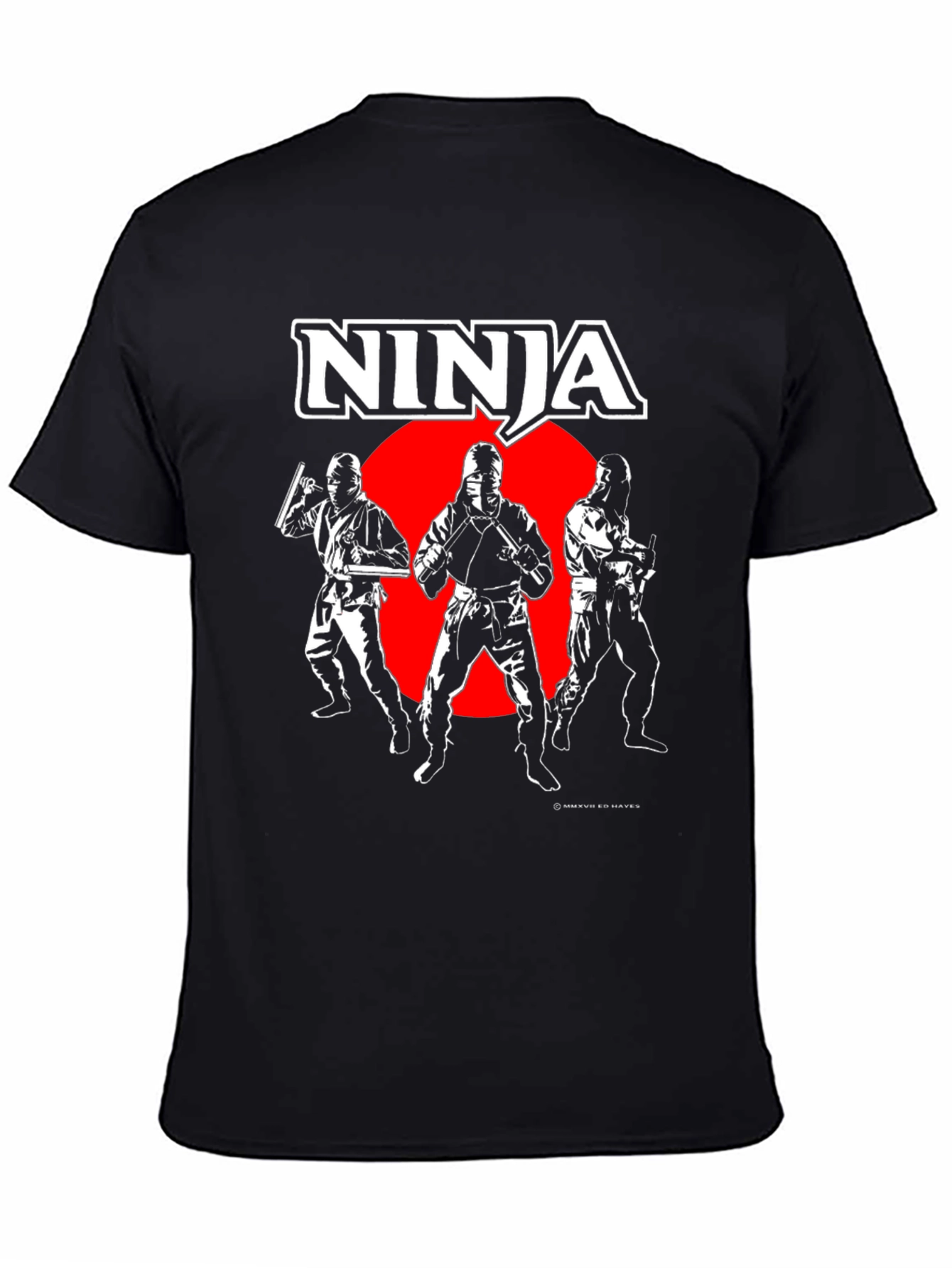 Ninja Graphic Black T-Shirt