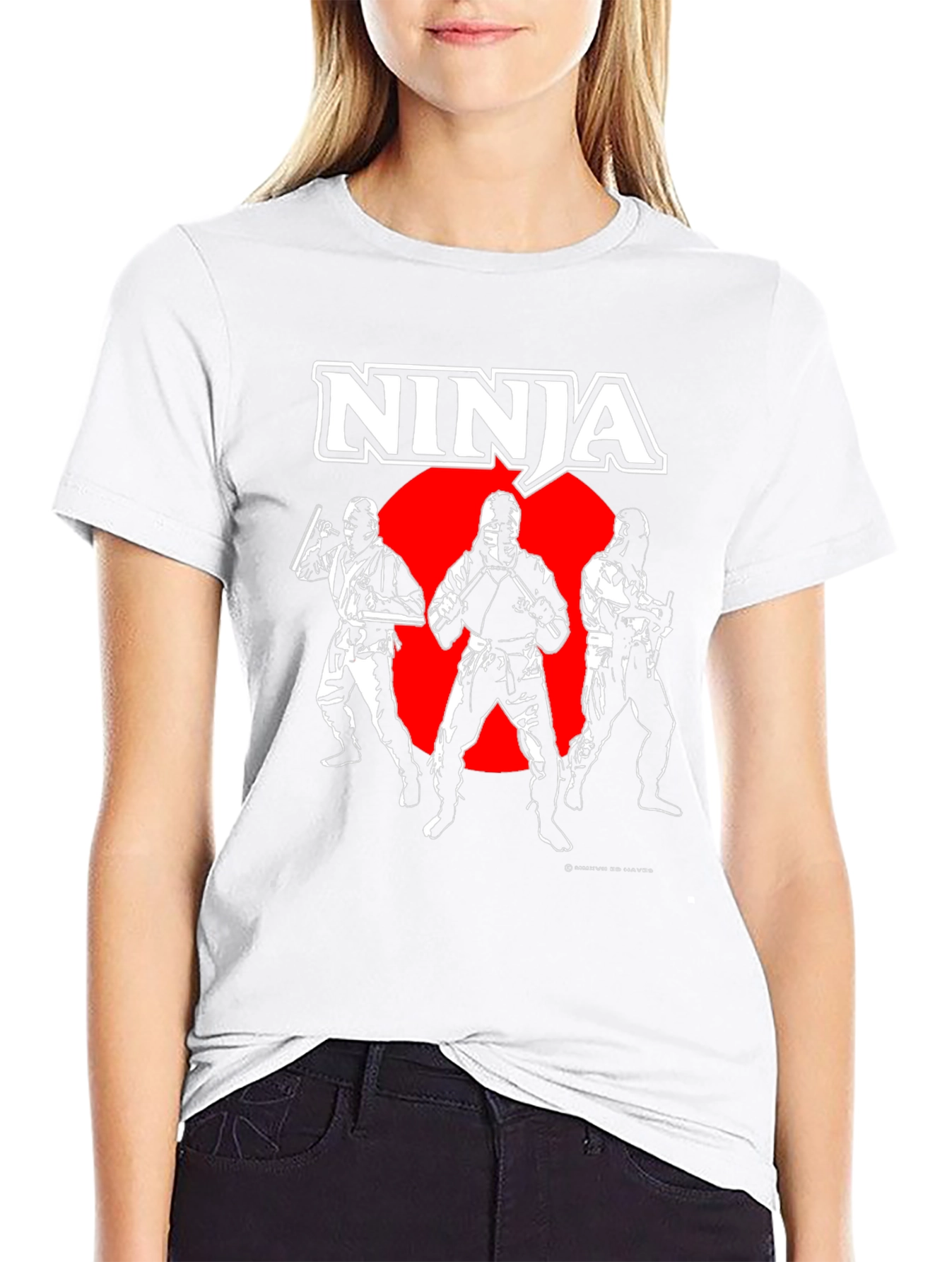 Ninja Graphic Black T-Shirt