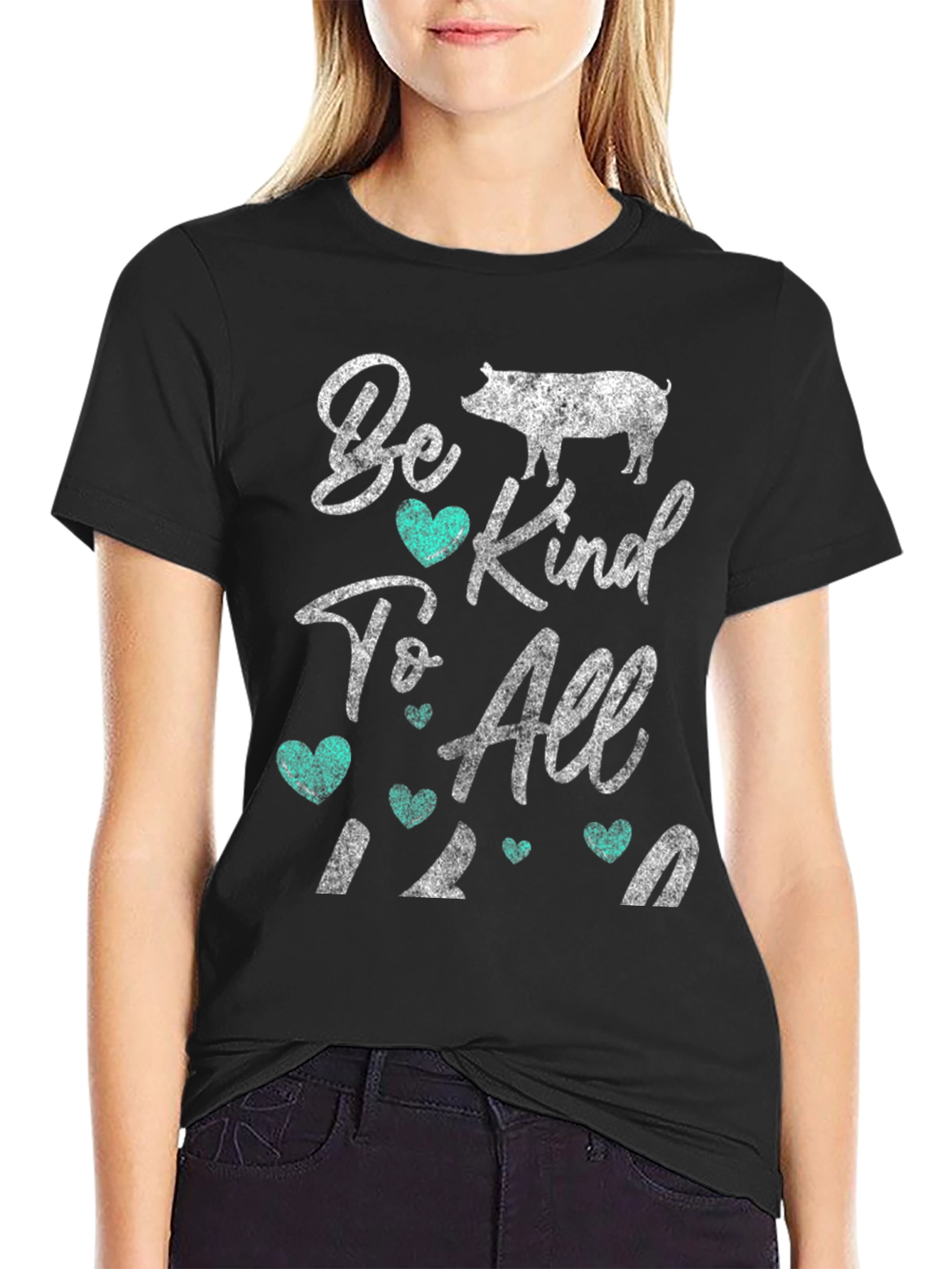 Be Kind To All Pig Graphic Tee