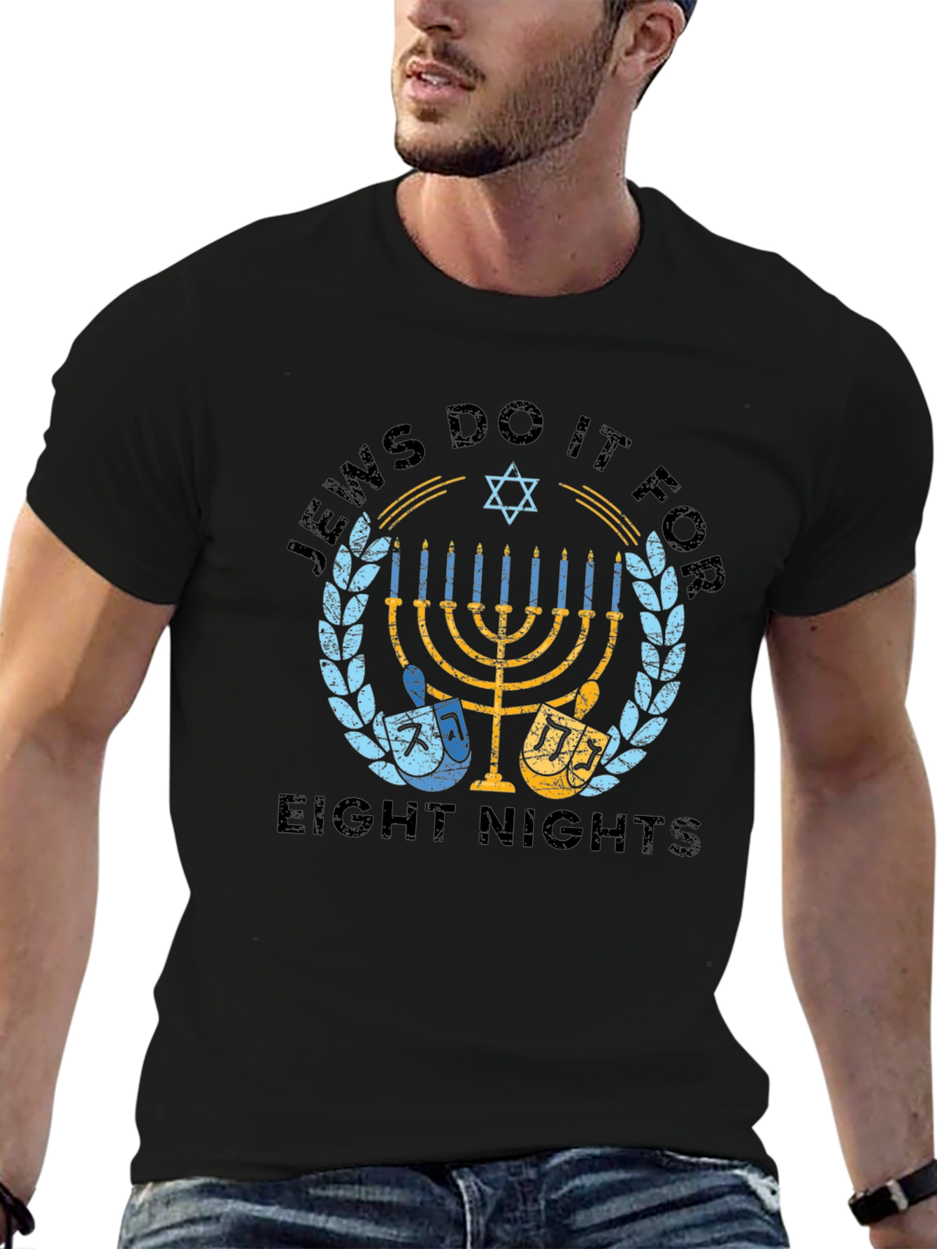 Jews Do It For Eight Nights Holiday T-Shirt