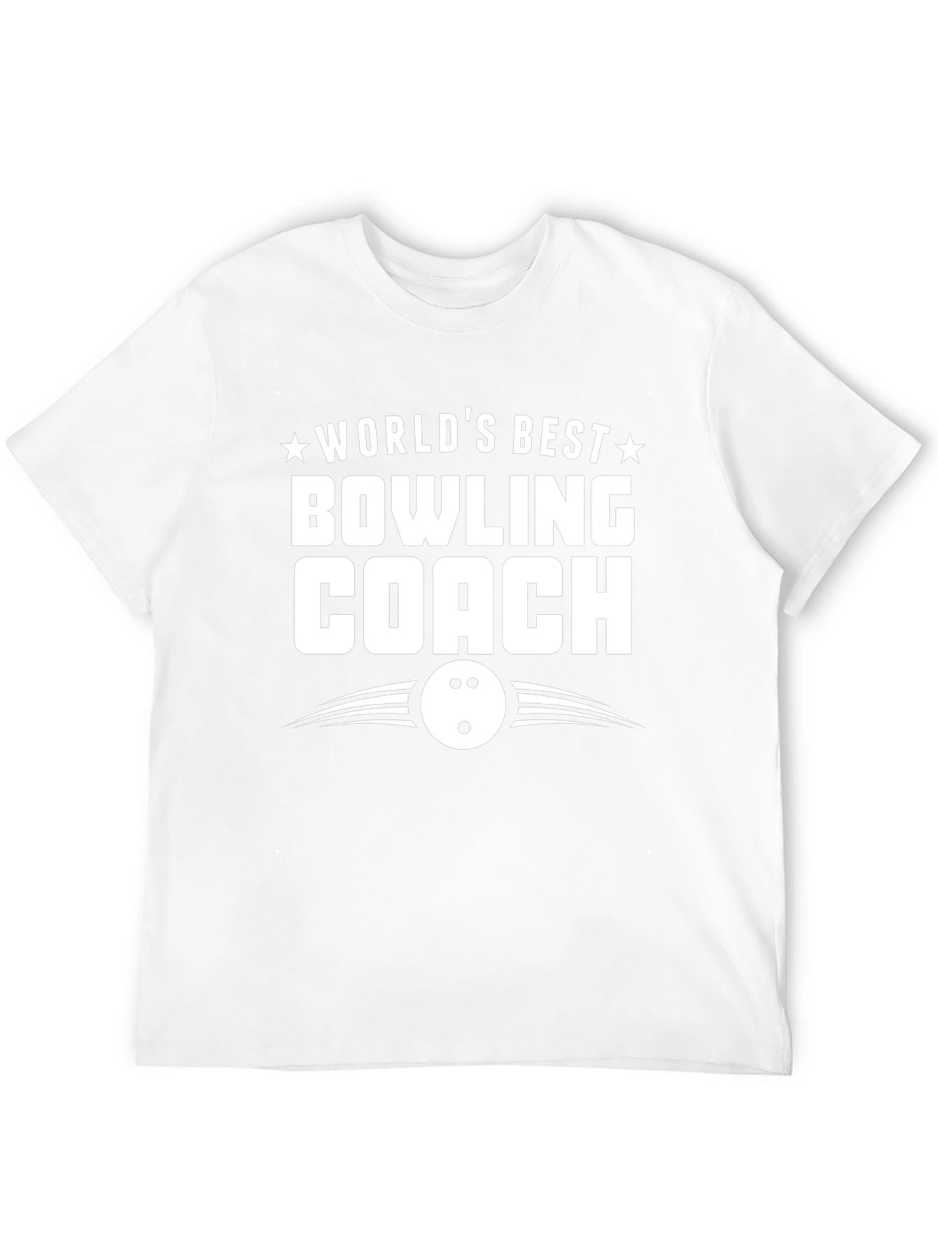 Worlds Best Bowling Coach Graphic Tee - Black
