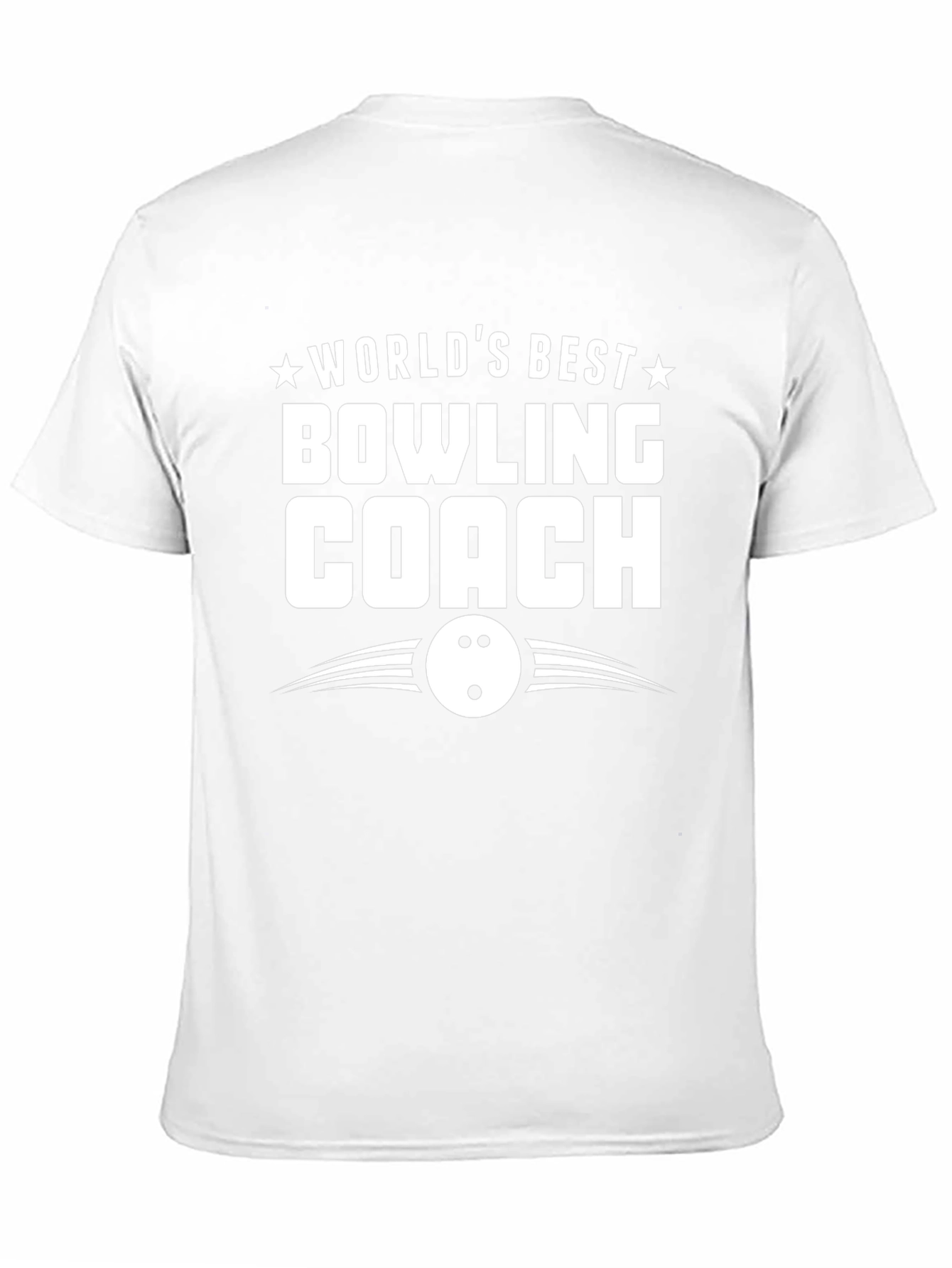 Worlds Best Bowling Coach Graphic Tee - Black