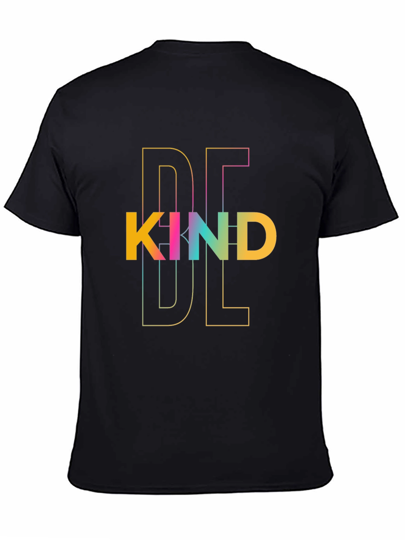 Be Kind Graphic Tee - Black Casual T-Shirt