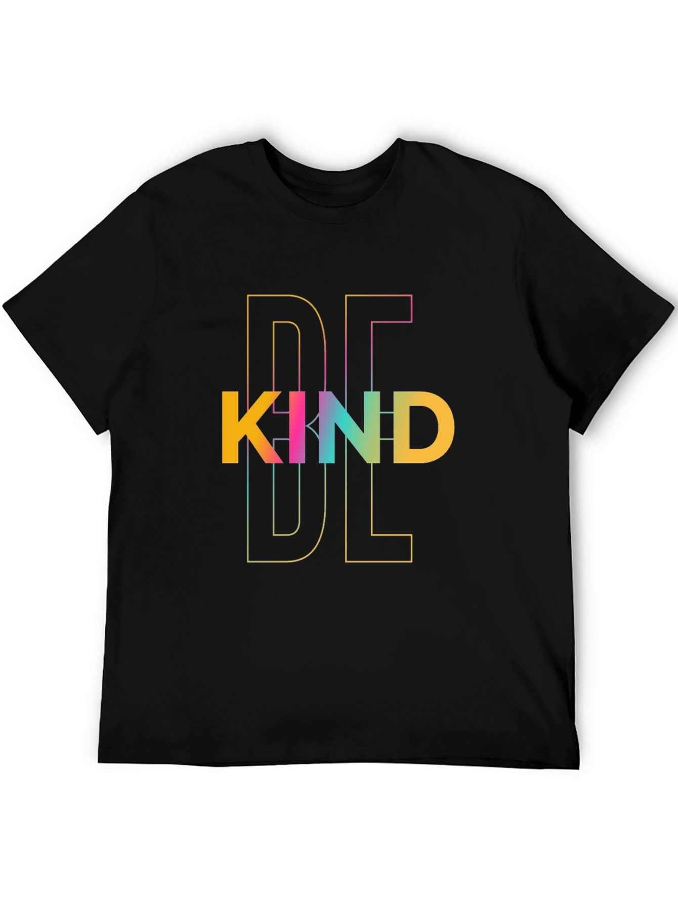 Be Kind Graphic Tee - Black Casual T-Shirt