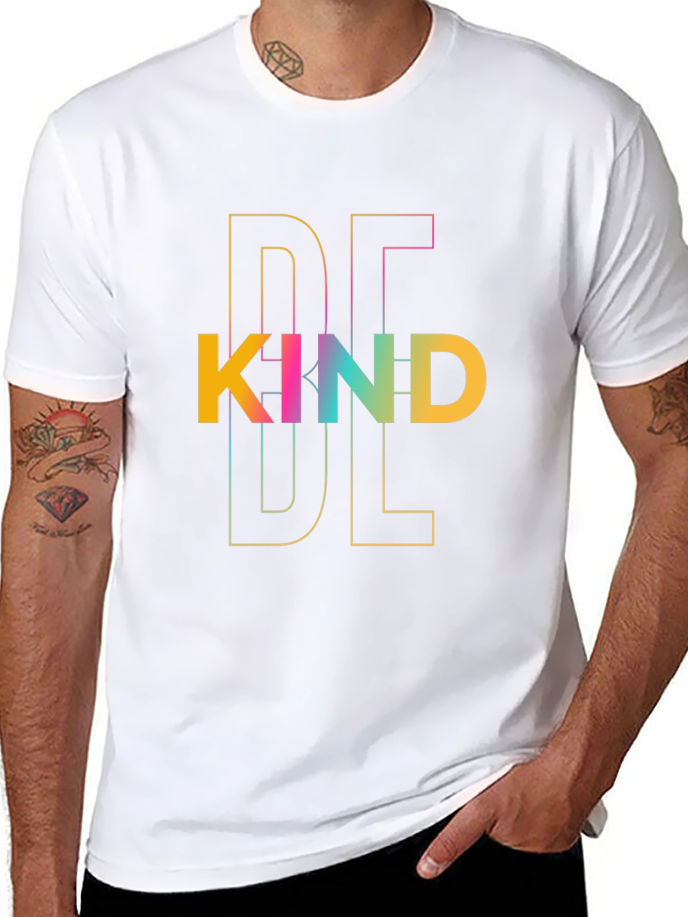 Be Kind Graphic Tee - Black Casual T-Shirt
