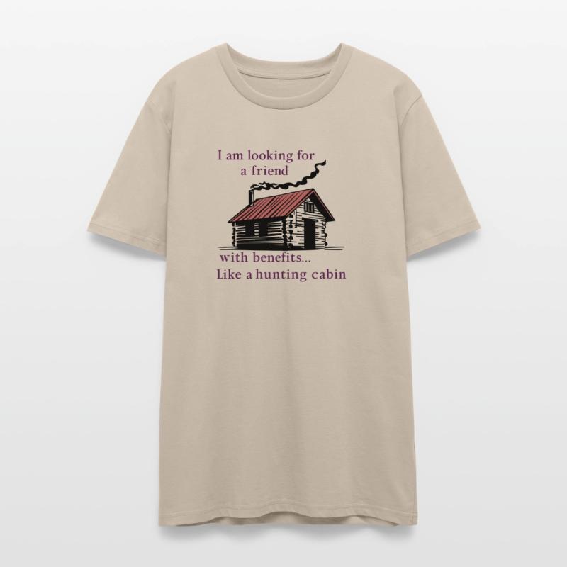 Friend With Benefits Hunting Cabin Vector 3 Colors
